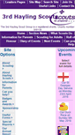 Mobile Screenshot of haylingscouts.org.uk