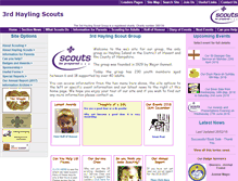 Tablet Screenshot of haylingscouts.org.uk